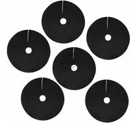 UBOHUZ 14pcs Non-Woven Gardening Fabric Mulch Ring Tree Barrier Plant Cover Anti-Weed Garden Tapestry Protector Herb Control pour Arbres Fleurs