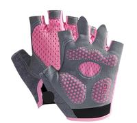 UBOHUZ 2 Paires de Gants Golf Demi-Doigt for Enfants Gant Main Gauche Droite Sports Plein air Respirant for Enfant pour Hommes(Pink,M)