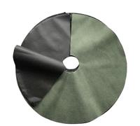 UBOHUZ 20pcs Tree Mulch Ring Weeding Barrier Protector Mat Plant Cover Anti Grass, Gardening Fabric Weed Control Warm Moisture Cushion pour Arbres Fleurs(42cm)