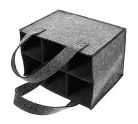 UBOHUZ 2PCS Foldable Wine Bottle Storage Bag Heavy Duty Lightweight Elegant Appearance Ideal for Home Bar Travel Holiday Portable pour Bière, Champagne