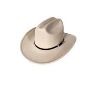 UBOHUZ Chapeau de Cowboy Western Vintage for Homme, Gentleman, Dame, Jazz, Cowgirl, avec Large Bord, Cloche, église, Sombrero, Hombre pour Extérieur(Beige)