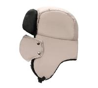 UBOHUZ Chapeau Trappeur Chaud et épais en Velours for Homme Femme, Protection du Nez des Oreilles, Style Bomber Coton Peluche Coupe-Vent pour Chasse