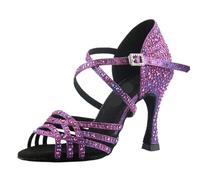 UBOHUZ Chaussures de danse latine 9 cm for femmes, chaussures, Design Unique, sandales en diamant Four Femmes(8.5)