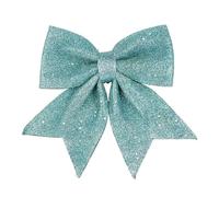 UBOHUZ Grand nœud en Ruban de Noël à Paillettes Scintillantes Or Rouge, décoration d'arbre Faite la Main, Ornement du Nouvel an pour Intérieur Décoration(Color 4,10pc)