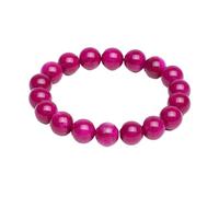 UBOHUZ Lot de 2 bracelets en jaspe calcédoine rouge violacé for hommes et femmes, breloques en perles, bracelets de yoga, bijoux 6/8/10/12 mm Pour Femmes(8mm)