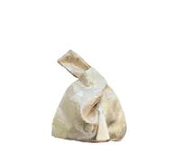 UBOHUZ Sac à main carré vintage brodé de fleurs for femmes, petit sac élégant for mariage Pour Femme(Champagne)