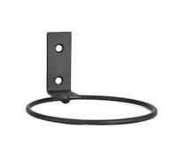 UBOHUZ Support de pot fleurs en métal, 2 pièces, 4/5/6/8 pouces, ensemble vis à anneau, crochet suspension fleur mural, support panier, présentoir boule pour Plantes Suspendues(6inch 16.5x6.5cm)