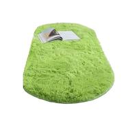 UBOHUZ Tapis Ovale en Peluche Douce et Soyeuse, décoration de Maison, Salon, canapé, Table Basse, Tapis Sol, Chambre à Coucher, Coussin Balcon pour Chambre & Salon(Fruit Green,160x230CM(63x90in))
