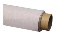 UBOHUZ Toile Vierge apprêtée en mélange de Lin, for Couche Peinture à l'huile, Fournitures d'art imperméables for Artiste, Un Rouleau 5M pour Artistes(Width 58cm 5M Length)