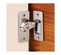 UBOHUZ Verrouillage De Porte à Bascule Lot de 6 verrous de Porte à 90 degrés en Acier Inoxydable, verrous à Crochet for fenêtre, Armoire, avec vis, verrou de tiroir à Angle Droit pour Porte, Fenêtre