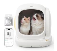 UBPet C20 Grande Ouverture Litiere Chat Autonettoyante Litière Automatique, Ultra Sûr/Contrôle des Odeurs/Entrée Basse/Contrôle de l'APP Litière Autonettoyante, Bac a Litiere pour Chat Electrique