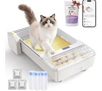 UBPET C32 Litiere Chat Autonettoyante APP Anti-Pincement Litiere automatique espace ouvert pour multi chats