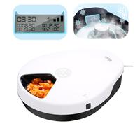UBPET F10 Distributeur automatique de nourriture pour chat avec refroidissement, refroidissement à semi-conducteurs, fonction de minuterie Distributeur automatique de nourriture pour chat