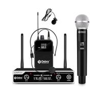 UBR-102 Système Mixte 1 Micro Main +1 Bodypack UHF 80m Événement Conférence | Système mixte UHF 1 main+1 bodypack, portée 80 m champ-libre, écran-LCD, sorties XLR/6,35mm, pour mariage formation