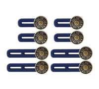 UBRAVE Extension de Bouton pour Jeans Pantalons, 8 Pièces Rallonges de Taille élastiques, Rallonge de Bouton Pantalon, Rallonge Pantalon pour Chemise, Jupe, Jeans and Pantalons de Grossesse