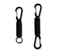 UBRAVE Paracorde Porte-clés Mousqueton Tressé, Paracorde Tressée avec Porte-clés Outils de Camping,Torsadé Très Résistants et Durables avec Mousqueton pour Le Alpinisme Camping Randonnées Pédestres