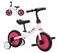 UBRAVOO Fit 'n Joy Vélo d'entraînement pour Tout-Petits débutants, 4 en 1 Draisienne Enfants avec des Options de pédales et de Roues d'entraînement, Trike to Bike Draisienne Evolutive pour Bébé