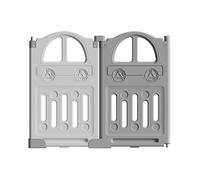 UBRAVOO Panneaux d'extension de parc pour bébé en plastique pour bébé et tout-petits - 2 panneaux EDP0001 (Gris + Blanc)