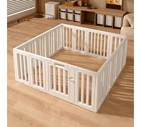 UBRAVOO Parc bébé, barrière de sécurité, parc pour bébés, centre d'activités intérieur et extérieur (140 x 150 cm, 18 panneaux)