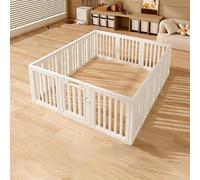 UBRAVOO Parc bébé, barrière de sécurité, parc pour bébés, centre d'activités intérieur et extérieur (150 x 180 cm, 18 panneaux)