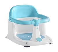 UBRAVOO Siège de bain pour bébés de 6 à 24 mois, siège de bain assis, chaise de bain antidérapante avec 4 ventouses, excellent cadeau de douche pour nouveau-né et nouvelle mère (bleu)