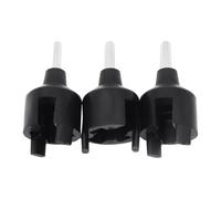 Ubric Lot de 3 mandrins pour clôture électrique, vis d'isolation pour anneaux isolants de clôture électrique, pour isolateurs, anneaux boulonnés, poteaux en bois, vis