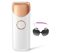 Ubroo Machine d'épilation portative laser IPL, cadeau de vacances idéal pour des résultats de peau lisse, épilateur pour zone du bikini, aisselles, jambes et soins des poils du visage (doré)