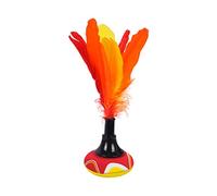 Ububiko Balle de Plumes Indiaka, Volants de Badminton Volant de Plumes, Volant à Main Combinaison de plongée Divertissement de Plage Balle de Plume Indiaca Badminton à Main