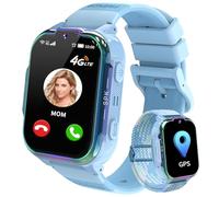 UBUNRER 4G Montre Connectée Enfant Traceur GPS Appel Vidéo SOS Jeux Réveil