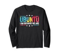 Ubuntu Because We are African Saying Humanitaire Manche Longue