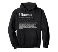 Ubuntu Définition - Culture Africaine Zulu Xhosa Afrique du Sud Sweat à Capuche