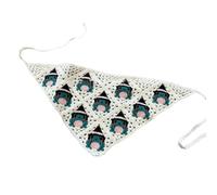 Ubxvamm Bandana triangulaire unique en tricot avec tête de mort, polyvalent, doux et respirant pour les personnes à la mode