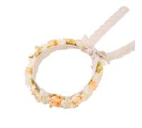 Ubxvamm Bandeau pour fille en dentelle et fleur - Accessoire de photographie réglable - Accessoire pour cheveux - Bandeau élastique