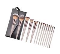 Ubxvamm Lot de 14 pinceaux de maquillage - Pinceau à poudre - Pinceaux cosmétiques pour visage complet - Pinceaux de maquillage pour fard à paupières - Pinceaux de voyage pour femme