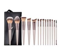 Ubxvamm Lot de 14 pinceaux de maquillage - Pinceau à poudre - Pinceaux cosmétiques pour visage complet - Pinceaux de maquillage pour fard à paupières - Pinceaux de voyage pour femme