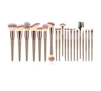 Ubxvamm Lot de 7/10/15/20 pinceaux de maquillage de voyage pour fard à paupières, cils