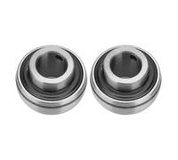 UC-205 Lot de 2 roulements à billes en acier - 25 x 52 x 34,1 mm - Lubrification des machines - Composant mécanique en roulement à haute résistance - Roulement de support pour une variété de machines