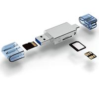 UC-361CY USB Type C Card Reader, USB C Type C/USB 2.0 to NM Nano Memory Card and TF Card Reader Micro SD for Phone and Laptop