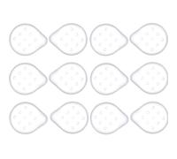 UC Lot de 12 protections oculaires ventil es en plastique avec petit trou Transparent Protections oculaires respirantes Fournitures de soins ocul