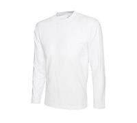 UC314 - White - Small - 180 Mens Long Sleeve T-shirt