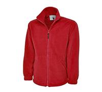 Uc601 Uneek Veste en polaire pour hommes - rouge - Small