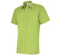 UC710 Uneek Hommes Popeline Demi Chemise Manche Travail Décontracté Smart