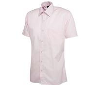 UC710 Uneek Hommes Popeline Demi Chemise Manche Travail Décontracté Smart