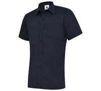 UC710 Uneek Hommes Popeline Demi Chemise Manche Travail Décontracté Smart