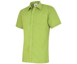UC710 Uneek Hommes Popeline Demi Chemise Manche Travail Décontracté Smart