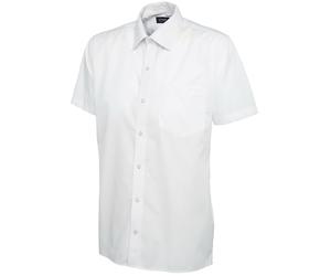 UC710 Uneek Hommes Popeline Demi Chemise Manche Travail Décontracté Smart