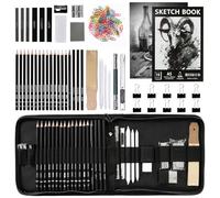 UCAMP 35 pièces kit de dessin,Crayons de Dessin Professionnels,Kit Crayons Dessin,Ensemble de dessin,Crayons à dessin avec sac pour artistes, débutants, adultes, enfants, enseignants