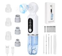 UCAMP Aspirateur Point Noir,Extracteur de Points Noirs,Aspirateur pour Le Visage,6 Sondes et 3 Modes d'extraction des Points Noirs Rechargeable pour l'élimination des Blackheads, Boutons, Graisse