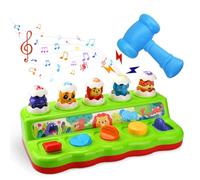 UCAMP Jouet Montessori Pop Up Interactif pour Bébé 1-4 Ans - Animaux et Musique - Cadeau pour Tout-Petit, Fille et Garçon