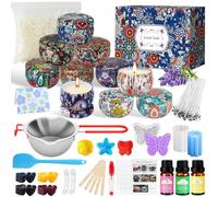 UCAMP Kit de Fabrication de Bougies,Kit Fabrication Bougies,Bougies Parfumée,DIY Cire Fabrications,Ensemble de Bougies à Faire Soi-même,pour Débutants DIY Parfumées